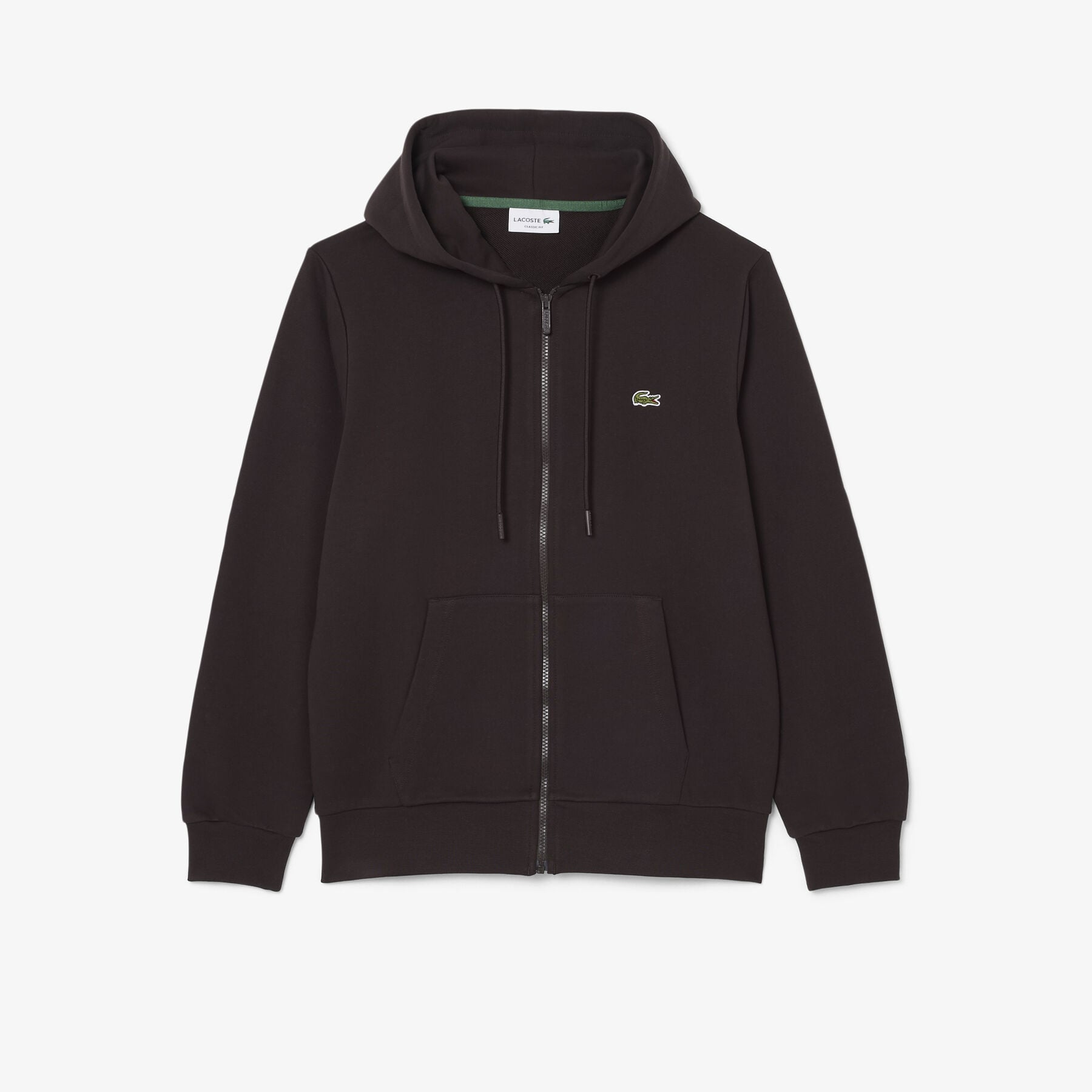 Classic Fit Zipped Fleece Sweatshirt Classic Fit Zipped Fleece Sweatshirt