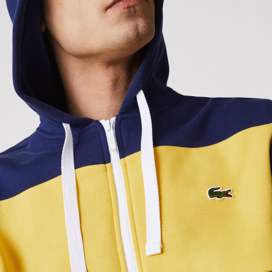 Men’s Hooded Colorblock Fleece Zip Sweatshirt Men’s Hooded Colorblock Fleece Zip Sweatshirt