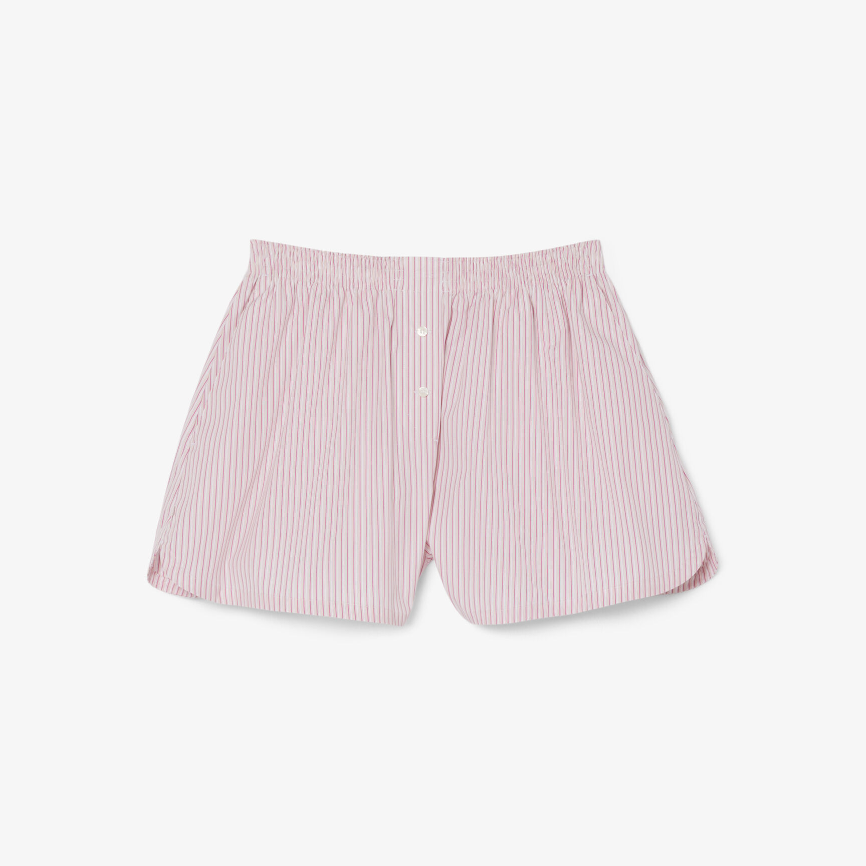 Wide Fit Lightweight Striped Poplin Shorts