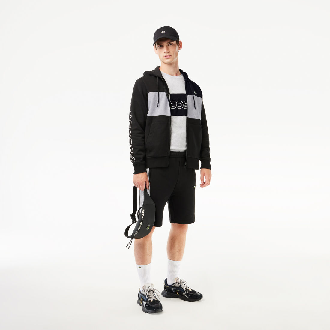 Zipped Colourblock Jogger Hoodie Zipped Colourblock Jogger Hoodie