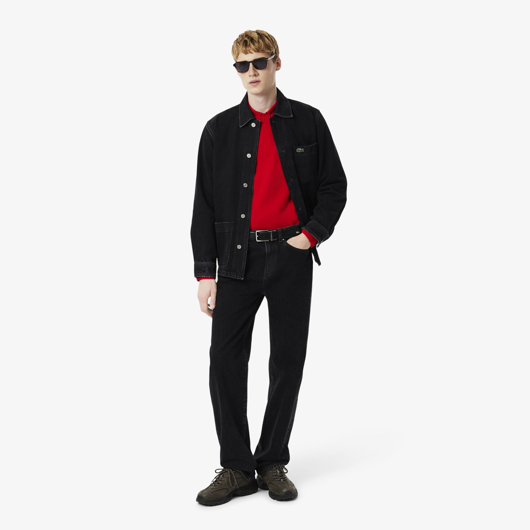 حزام جلدي قابل للعكس