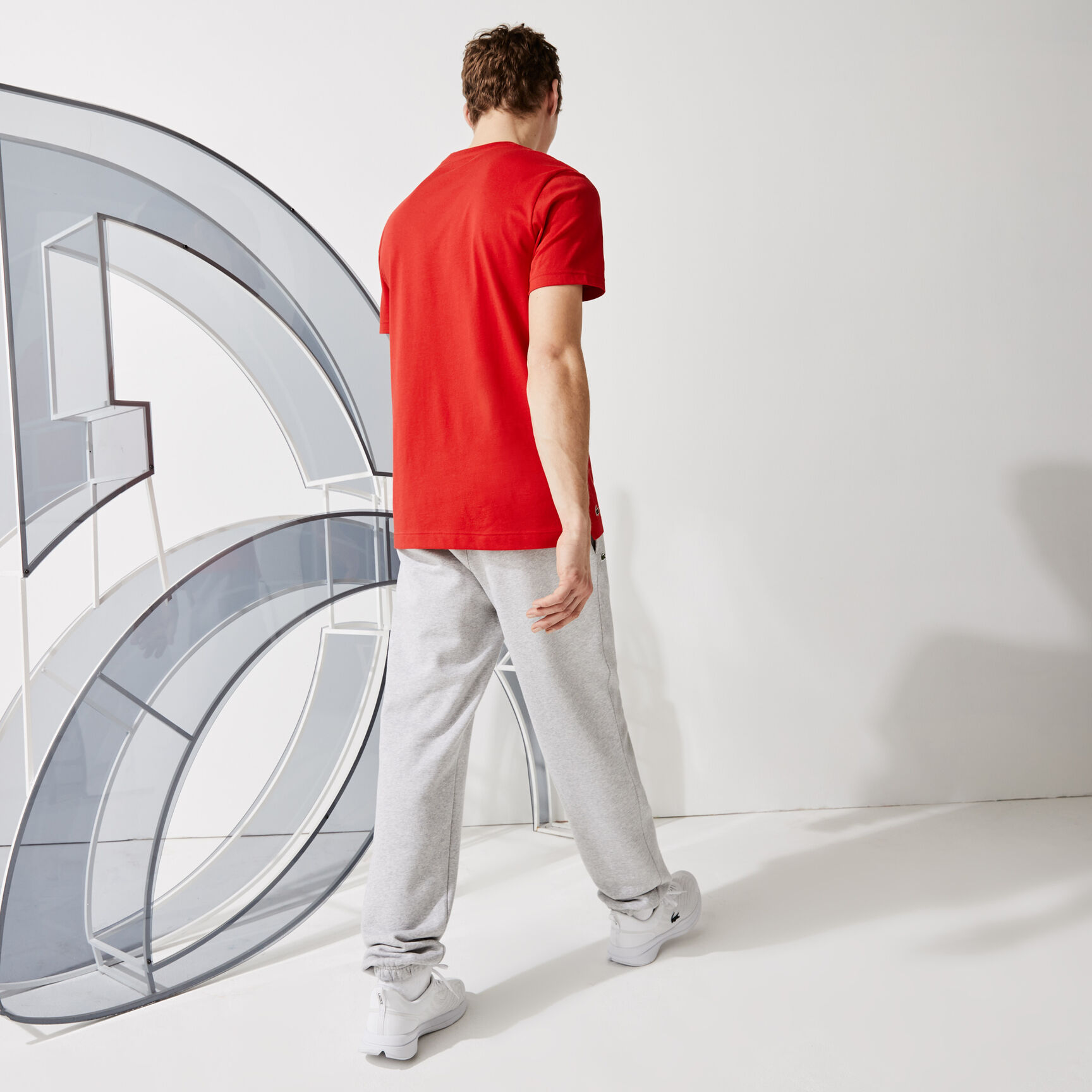 Men's Lacoste SPORT x Novak Djokovic Breathable Print T-shirt Men's Lacoste SPORT x Novak Djokovic Breathable Print T-shirt