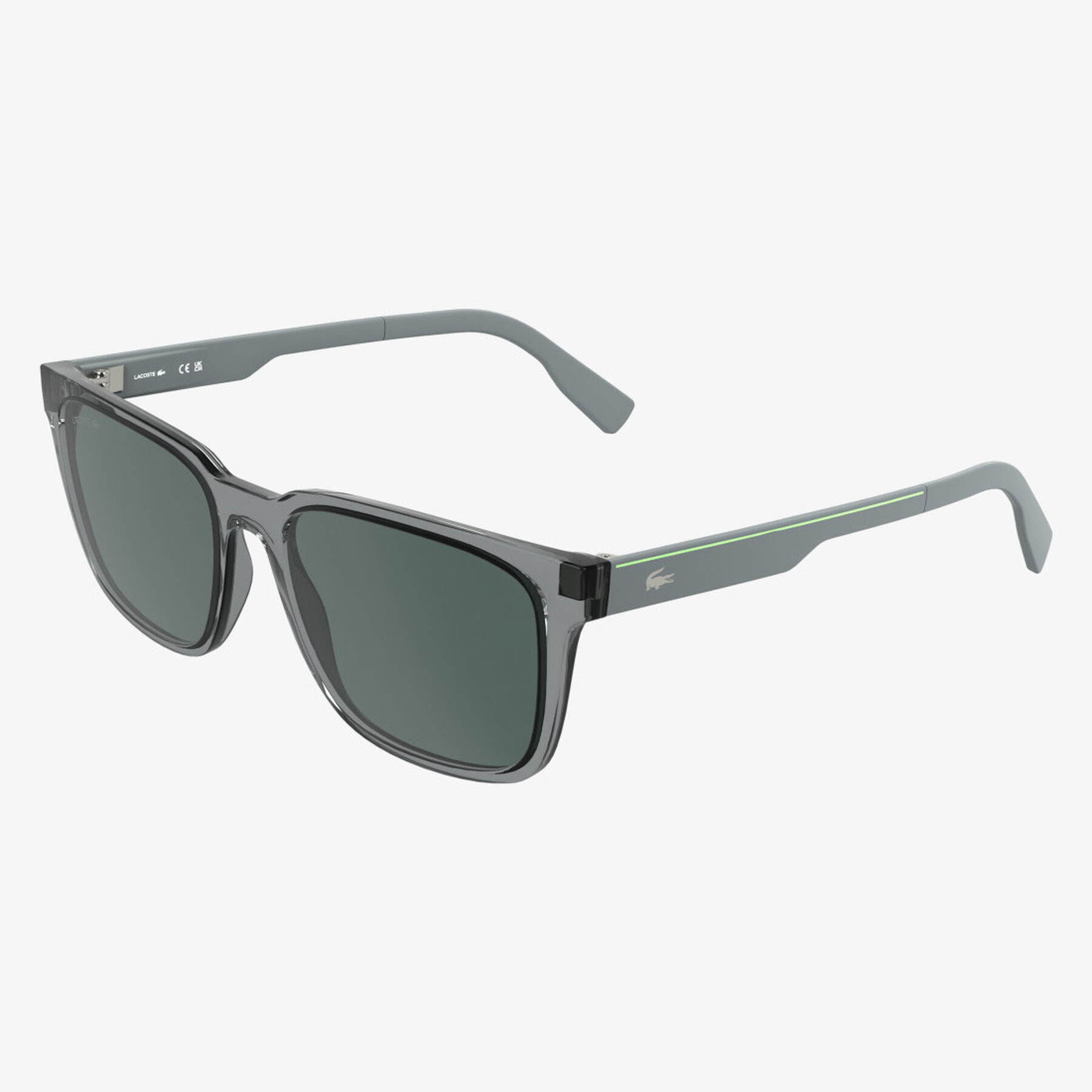 Stripes & Piping Rectangle Glasses lacoste stripes piping rectangle glasses