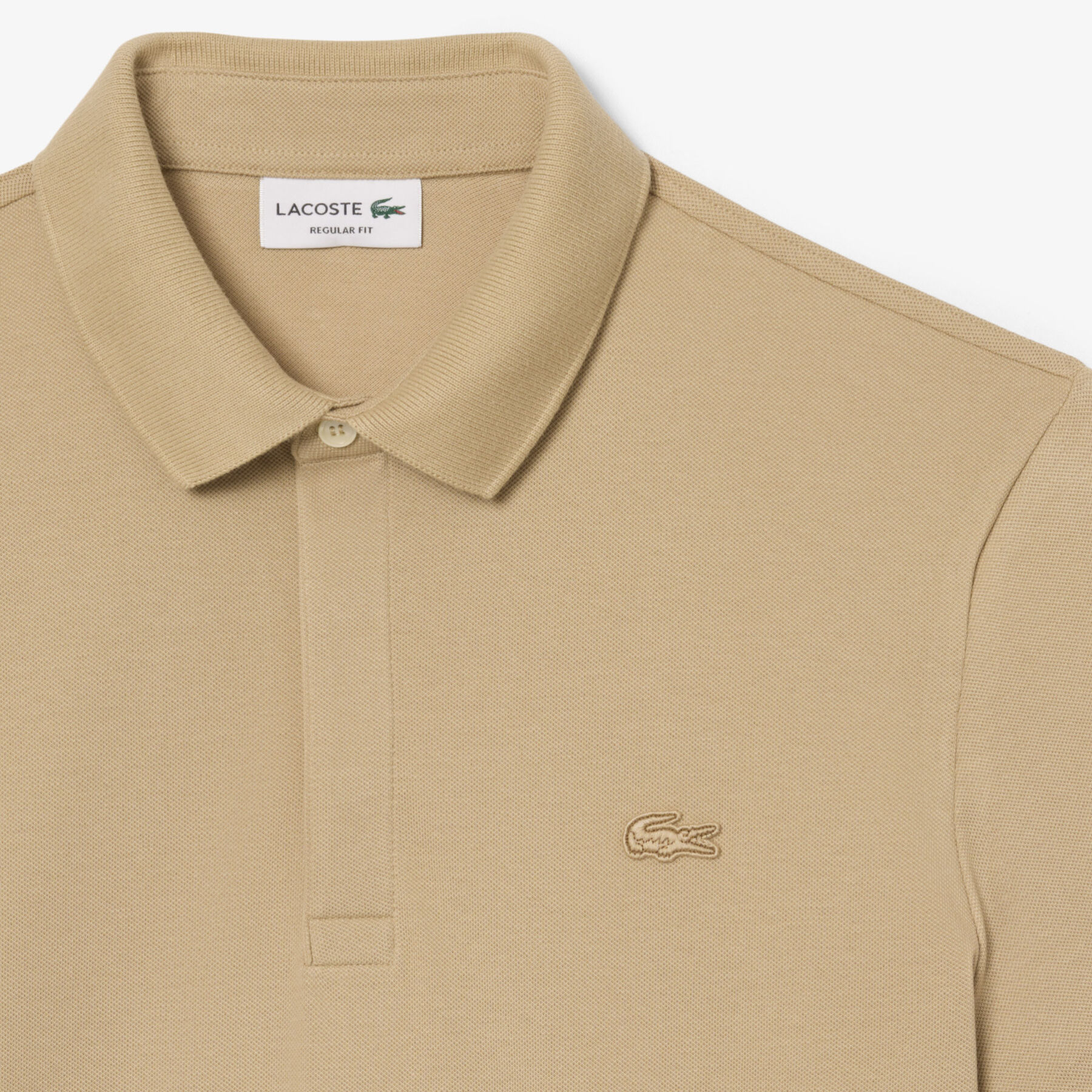 lacoste regular fit paris stretch pique polo shirt