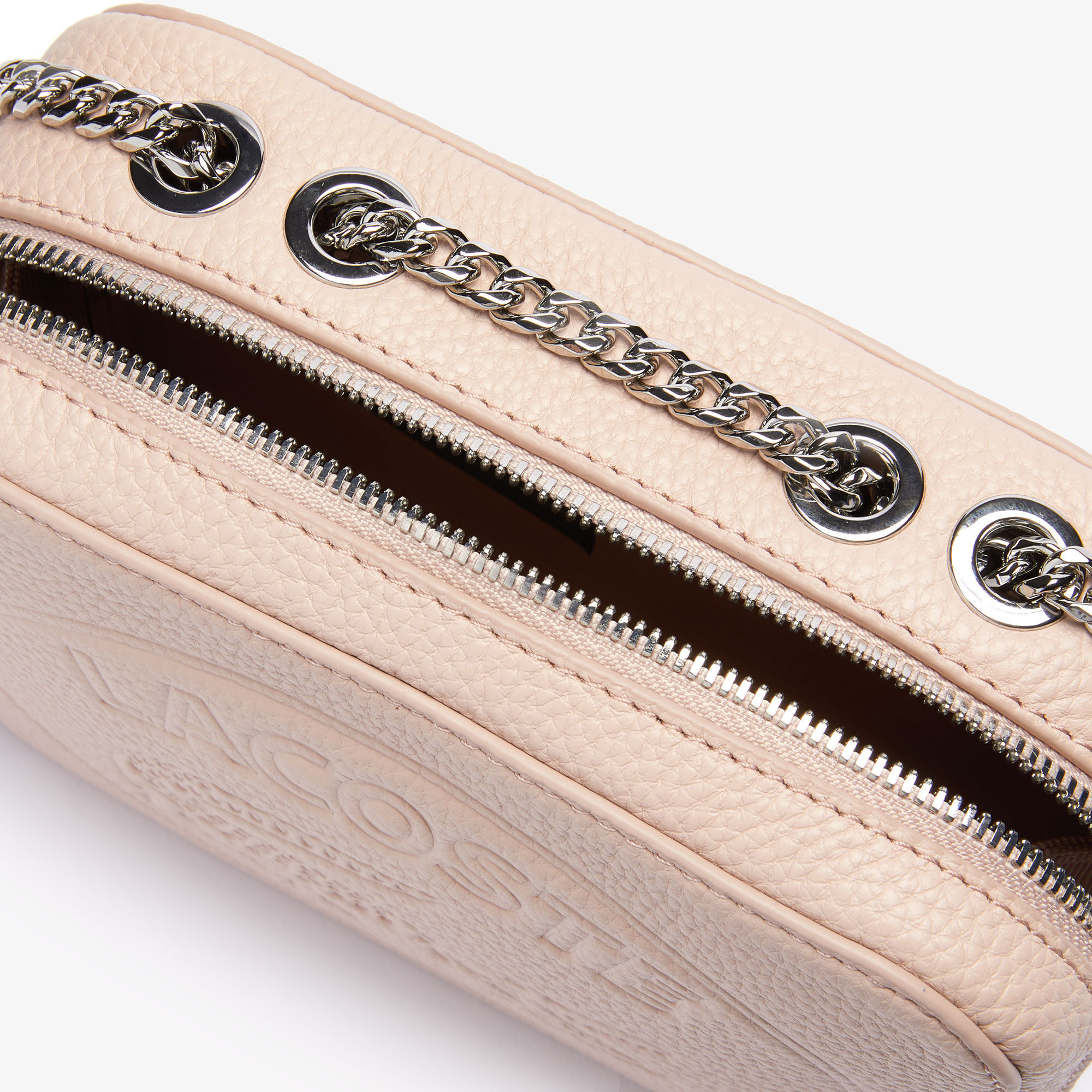 Women’s Croco Crew Grained Leather Zip Shoulder Bag Women’s Croco Crew Grained Leather Zip Shoulder Bag