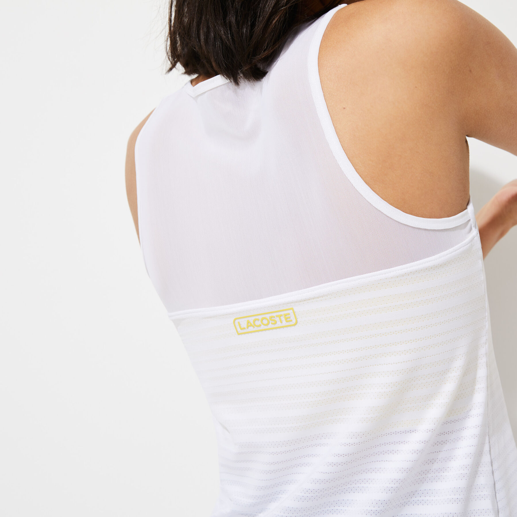 Women’s Lacoste SPORT French Open Edition Bimaterial Tank Top women s lacoste sport french open edition bimaterial tank top