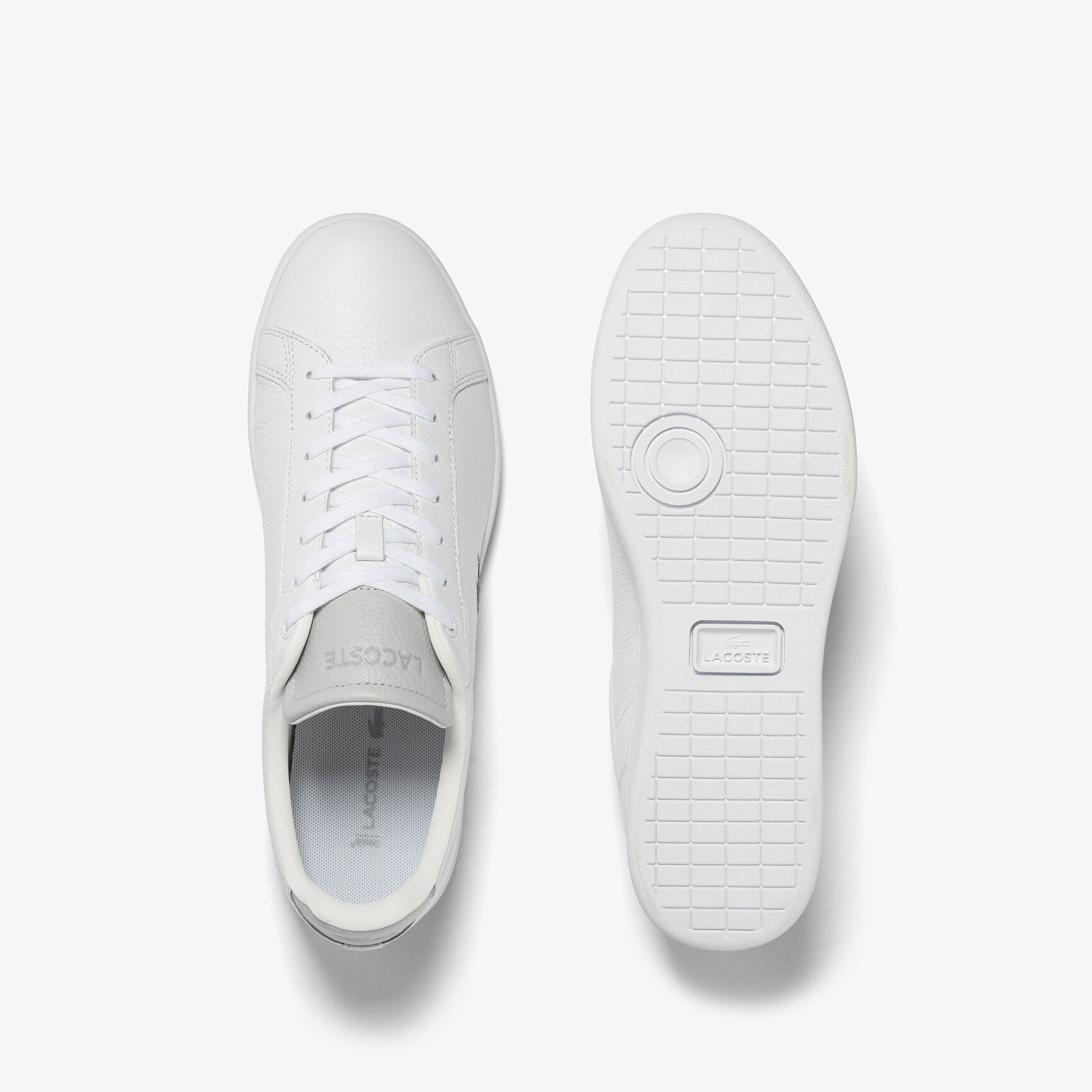 Buy Men's Lacoste Carnaby Pro Leather Tonal Trainers | Lacoste QA