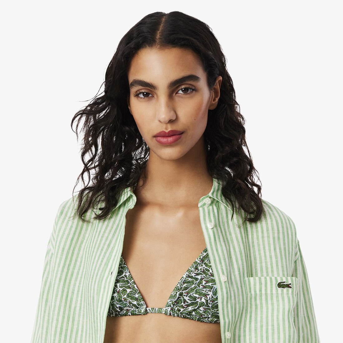 Oversized Striped Linen Shirt Oversized Striped Linen Shirt