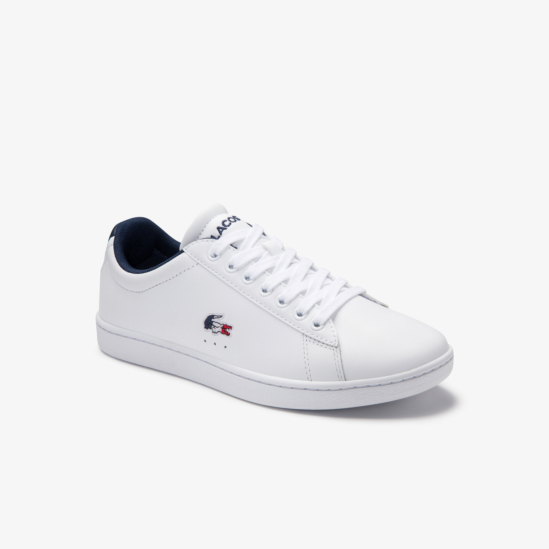 Women's Carnaby Evo Tricolore Leather and Synthetic Trainers lacoste women s carnaby evo tricolore leather and synthetic trainers