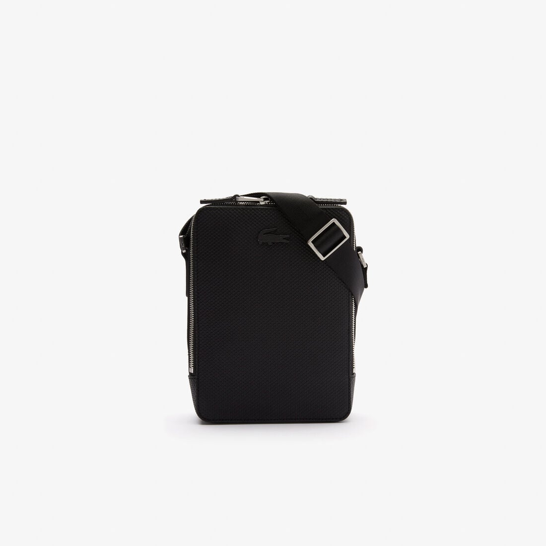 Chantaco Pique Leather Shoulder Bag lacoste chantaco pique leather shoulder bag