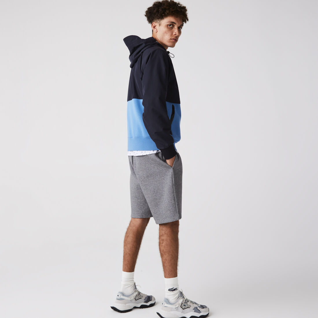 Men’s Bimaterial Pullover Jacket Men’s Bimaterial Pullover Jacket