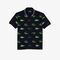 men s lacoste golf crocodile print polo shirt