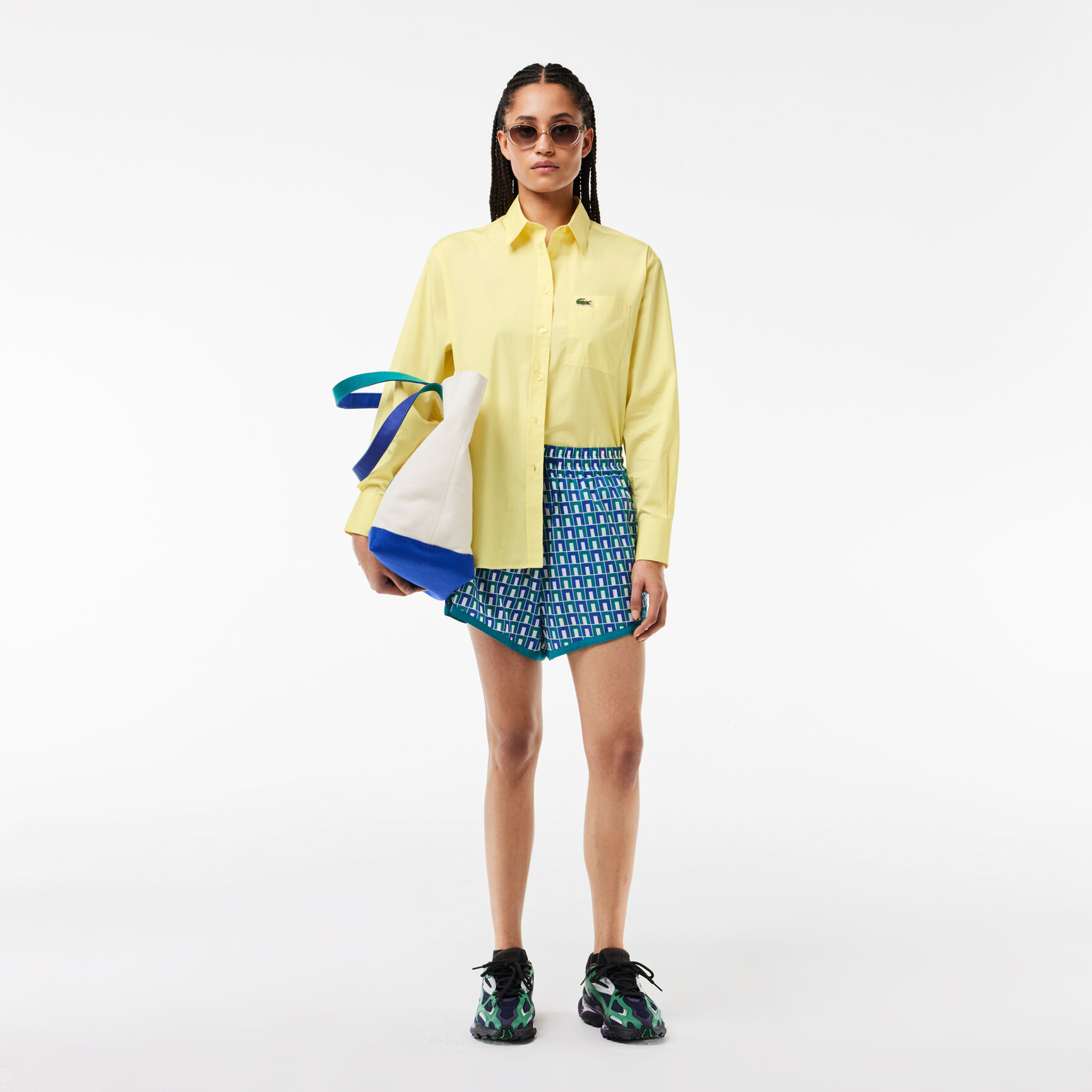 Oversized Fit Cotton Poplin Shirt