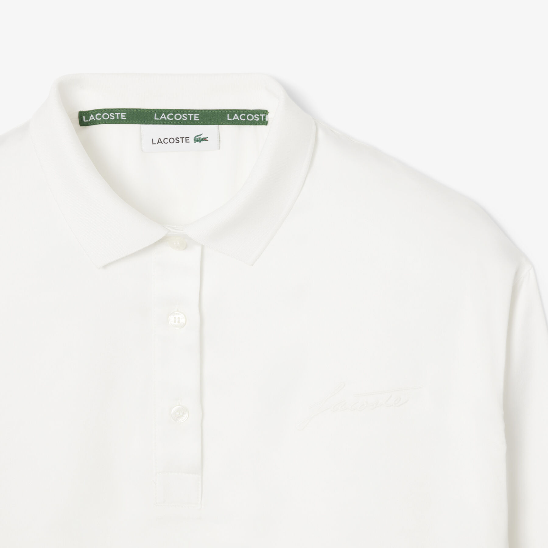 Long Sleeved Oversized Satin Polo Shirt lacoste long sleeved oversized satin polo shirt