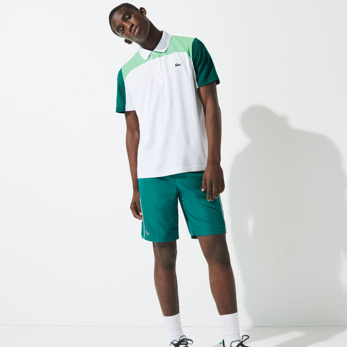 Men’s Lacoste SPORT Breathable Colourblock Tennis Polo Shirt