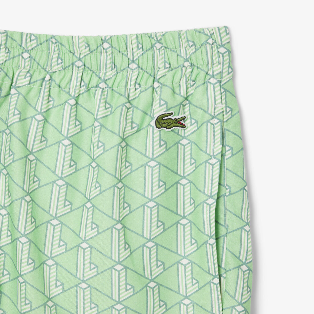 Lightweight Monogram Print Shorts Lightweight Monogram Print Shorts