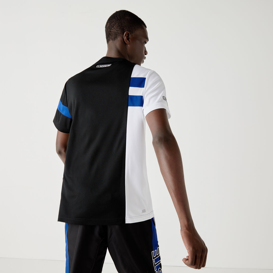 Men's Lacoste SPORT Colourblock Breathable Piqué Tennis T-shirt Men's Lacoste SPORT Colourblock Breathable Piqué Tennis T-shirt