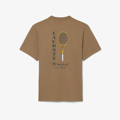 Embroidered Accent Tennis Print Jersey T-shirt lacoste embroidered accent tennis print jersey t shirt