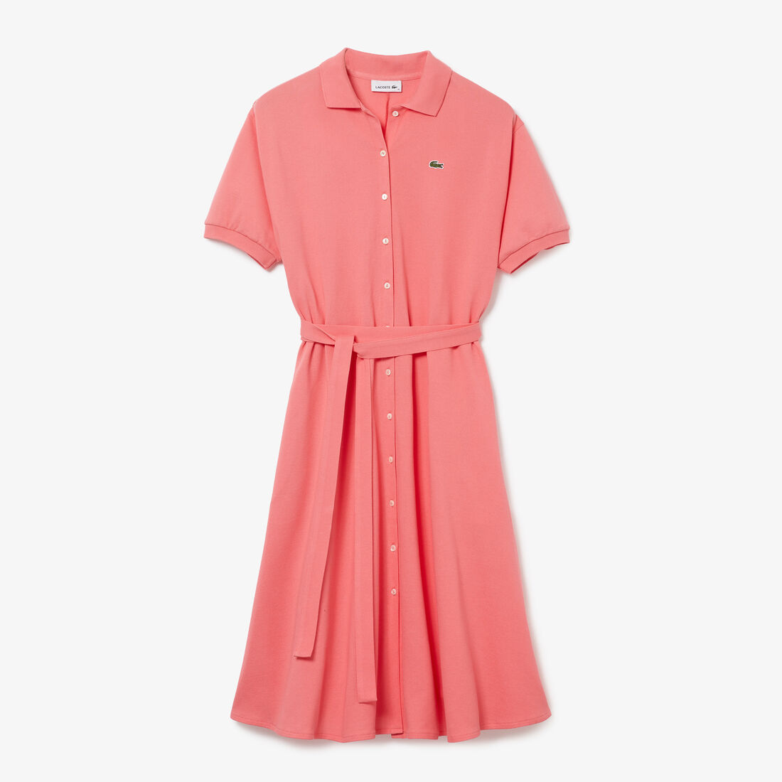 Women's Cotton Piqué Belted Polo Dress Women's Cotton Piqué Belted Polo Dress