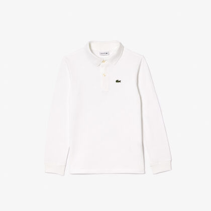 Kids' Lacoste Regular Fit Petit Pique Polo Shirt