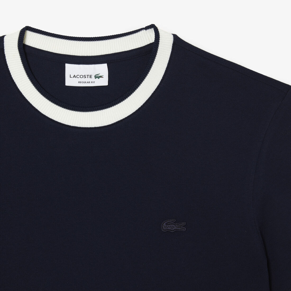 Men's Lacoste Regular Fit Stretch Pique T-shirt Men's Lacoste Regular Fit Stretch Pique T-shirt