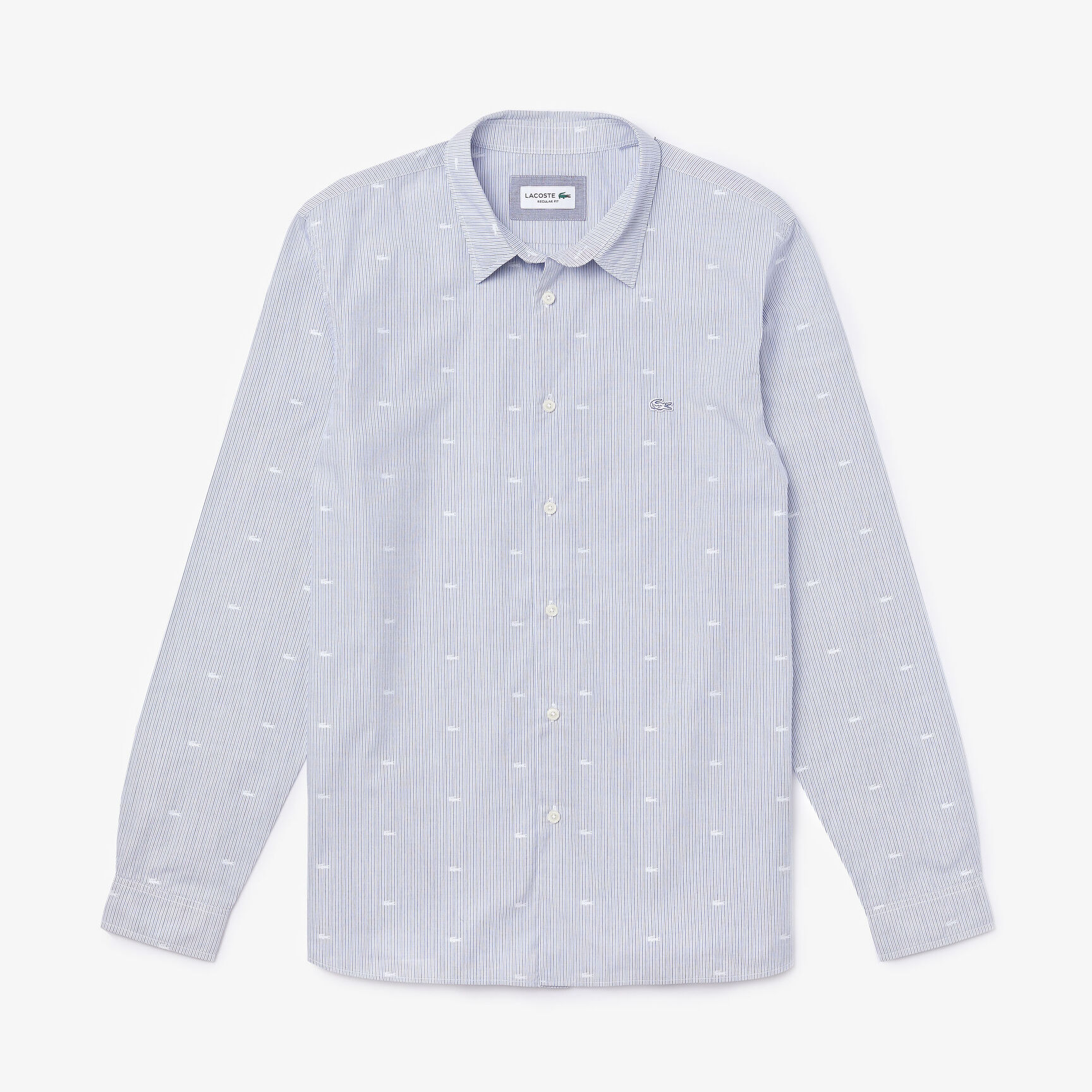 Men's Crocodile Print Poplin Shirt
