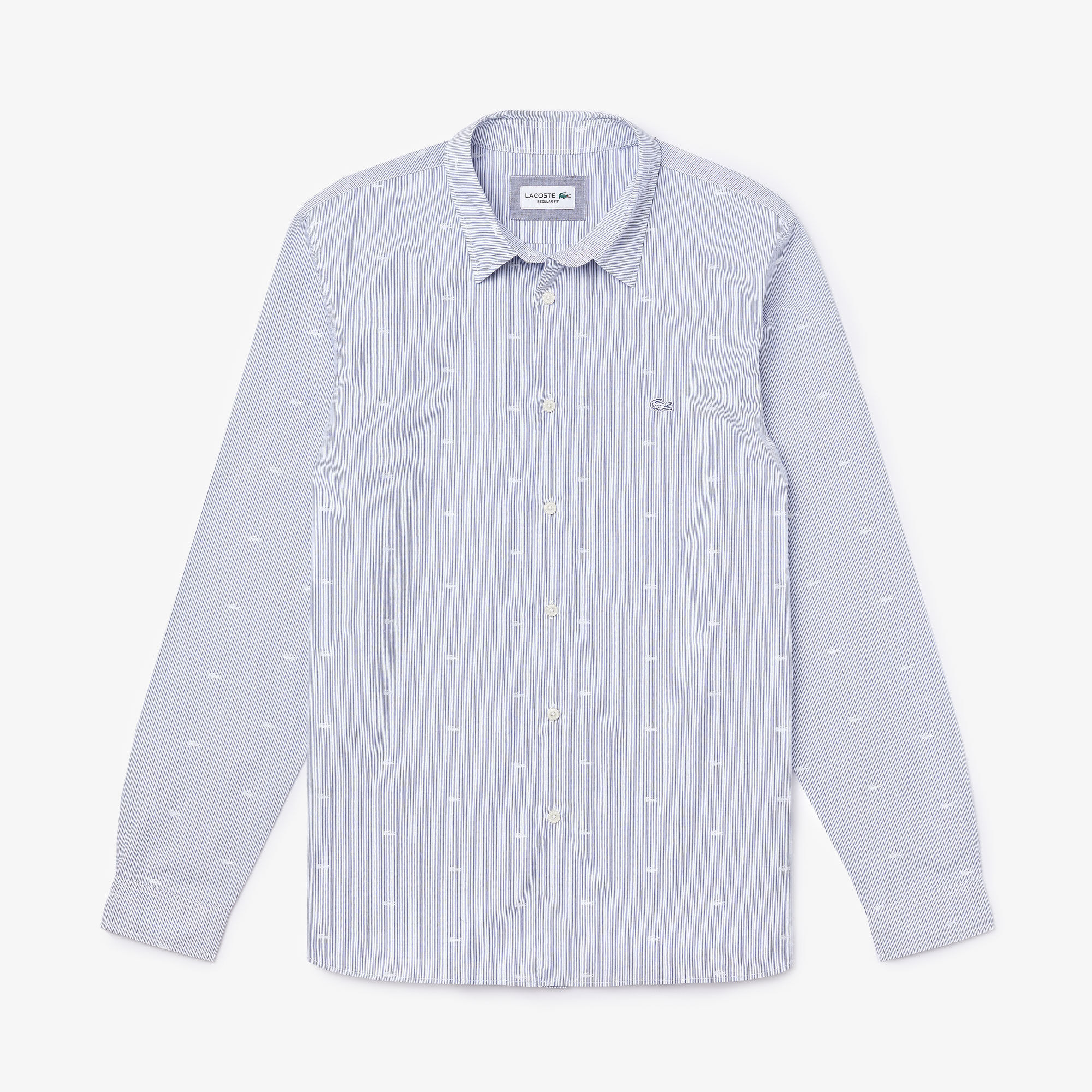 Men's Crocodile Print Poplin Shirt Men's Crocodile Print Poplin Shirt