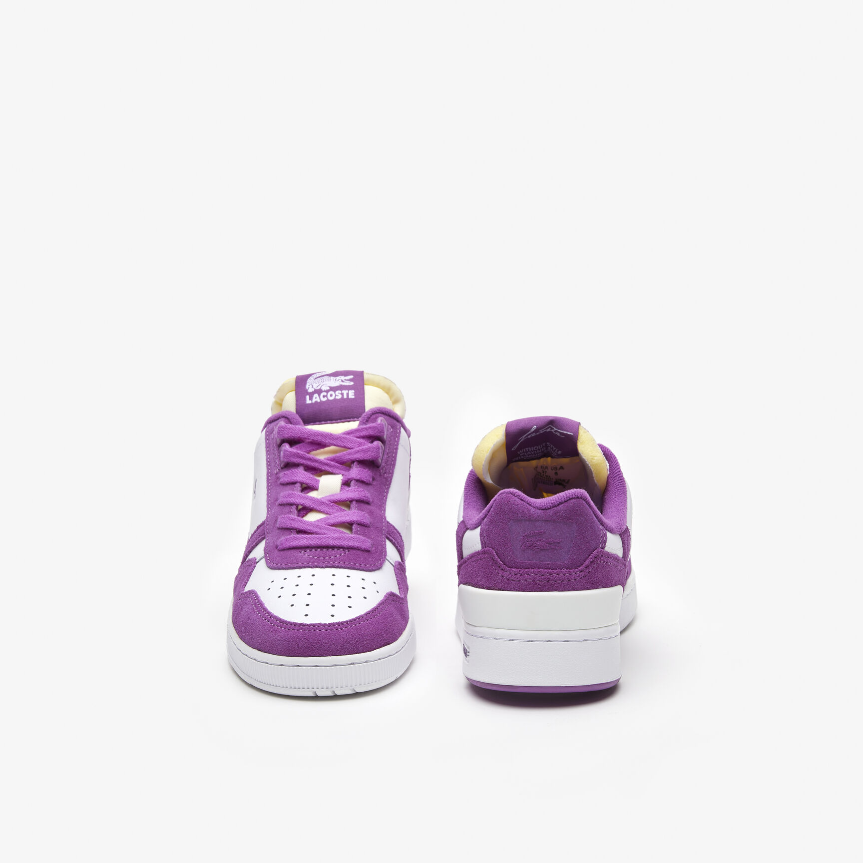 سنيكرز لاكوست تي كليب جلد بلونين للنساء