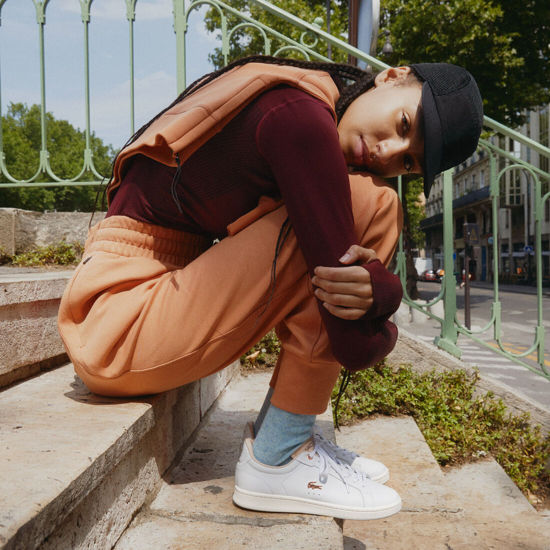 سنيكرز لاكوست كارنابي برو جلد للنساء سنيكرز لاكوست كارنابي برو جلد للنساء