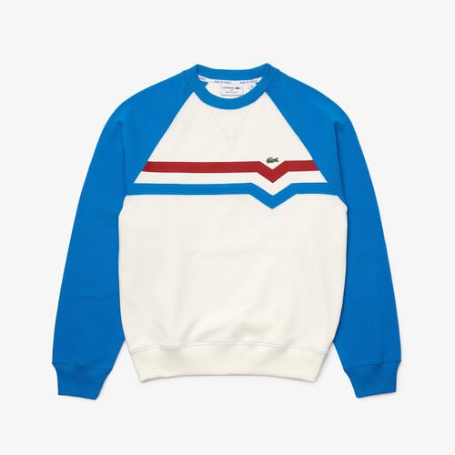 Men’s Made In France Colorblock Fleece Loose Fit Sweatshirt