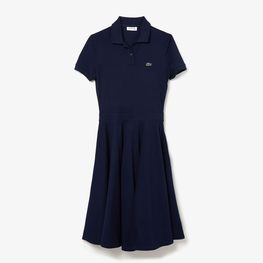 Women’s Fitted Cotton Piqué Polo Dress Women’s Fitted Cotton Piqué Polo Dress