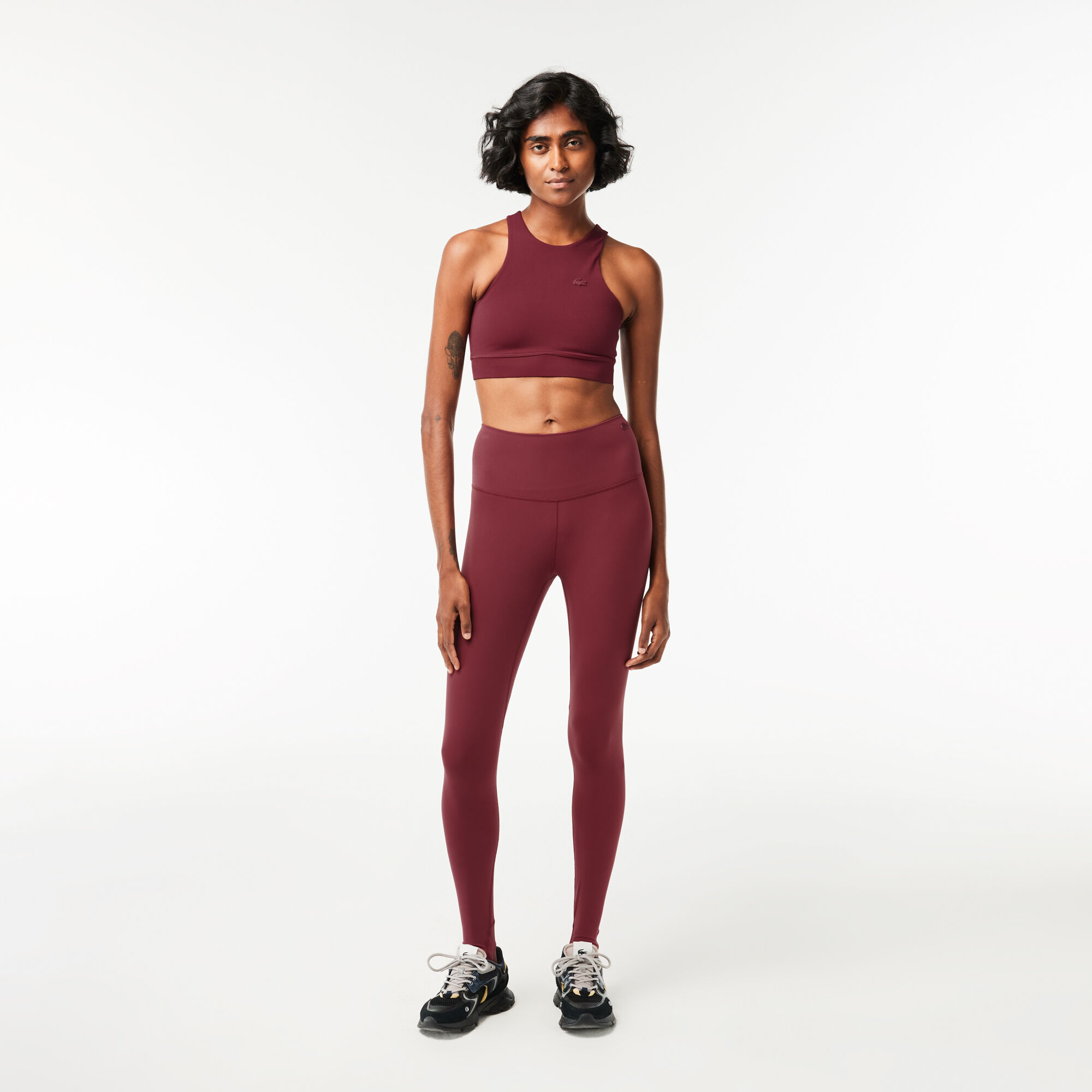 Buy Women s Lacoste Recycled Polyester Tapered Leggings Lacoste QA