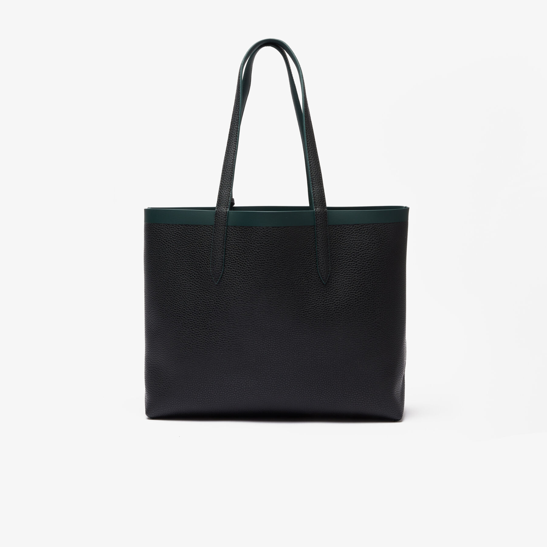 lacoste reversible all over print tote