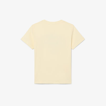 lacoste printed cotton t shirt