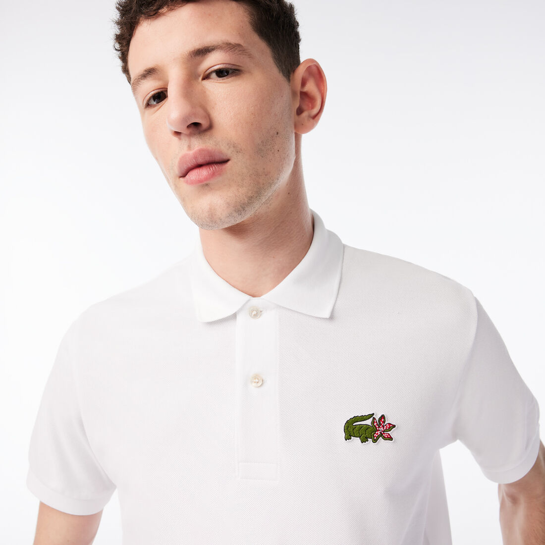 Men’s Lacoste x Netflix Organic Cotton Polo Shirt Men’s Lacoste x Netflix Organic Cotton Polo Shirt