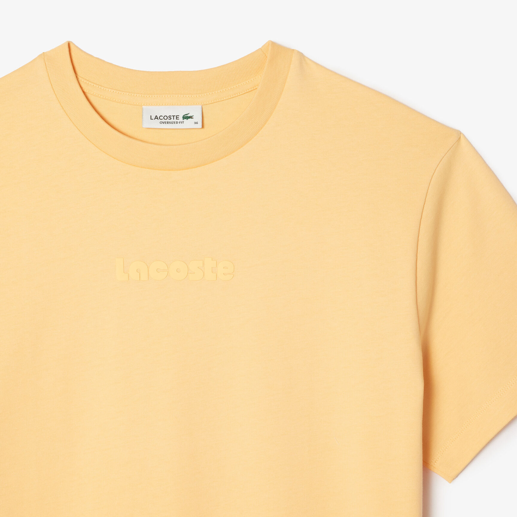 فستان جيرسيه بأكمام قصيرة وكبير الحجم