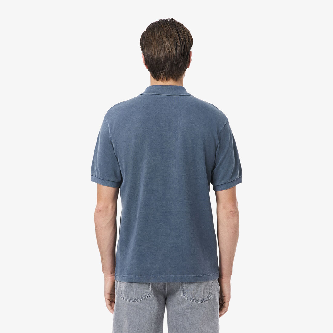 Classic Fit L.12.12 Washed Effect Polo Shirt Classic Fit L.12.12 Washed Effect Polo Shirt