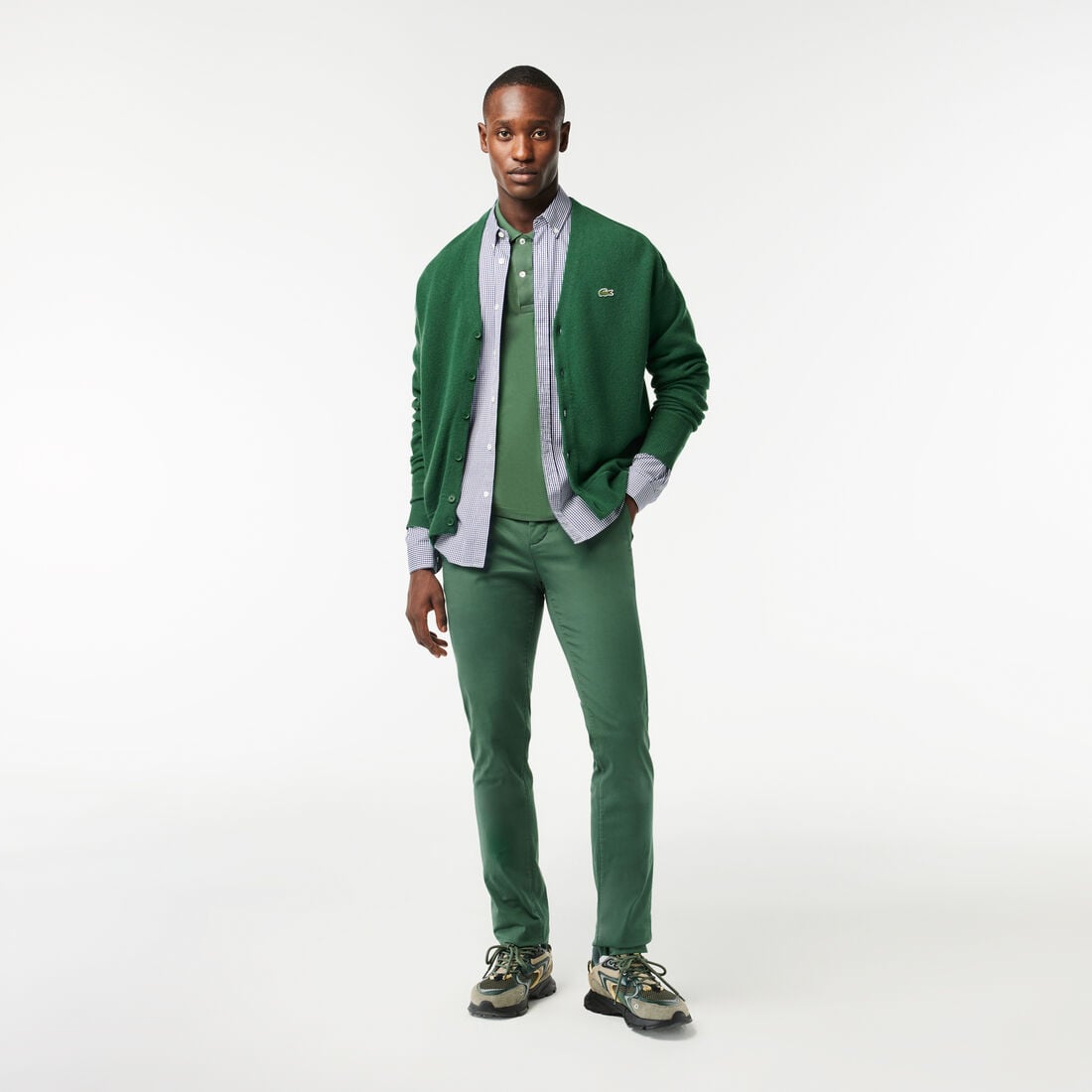 Men's New Classic Slim Fit Stretch Cotton Trousers Men's New Classic Slim Fit Stretch Cotton Trousers