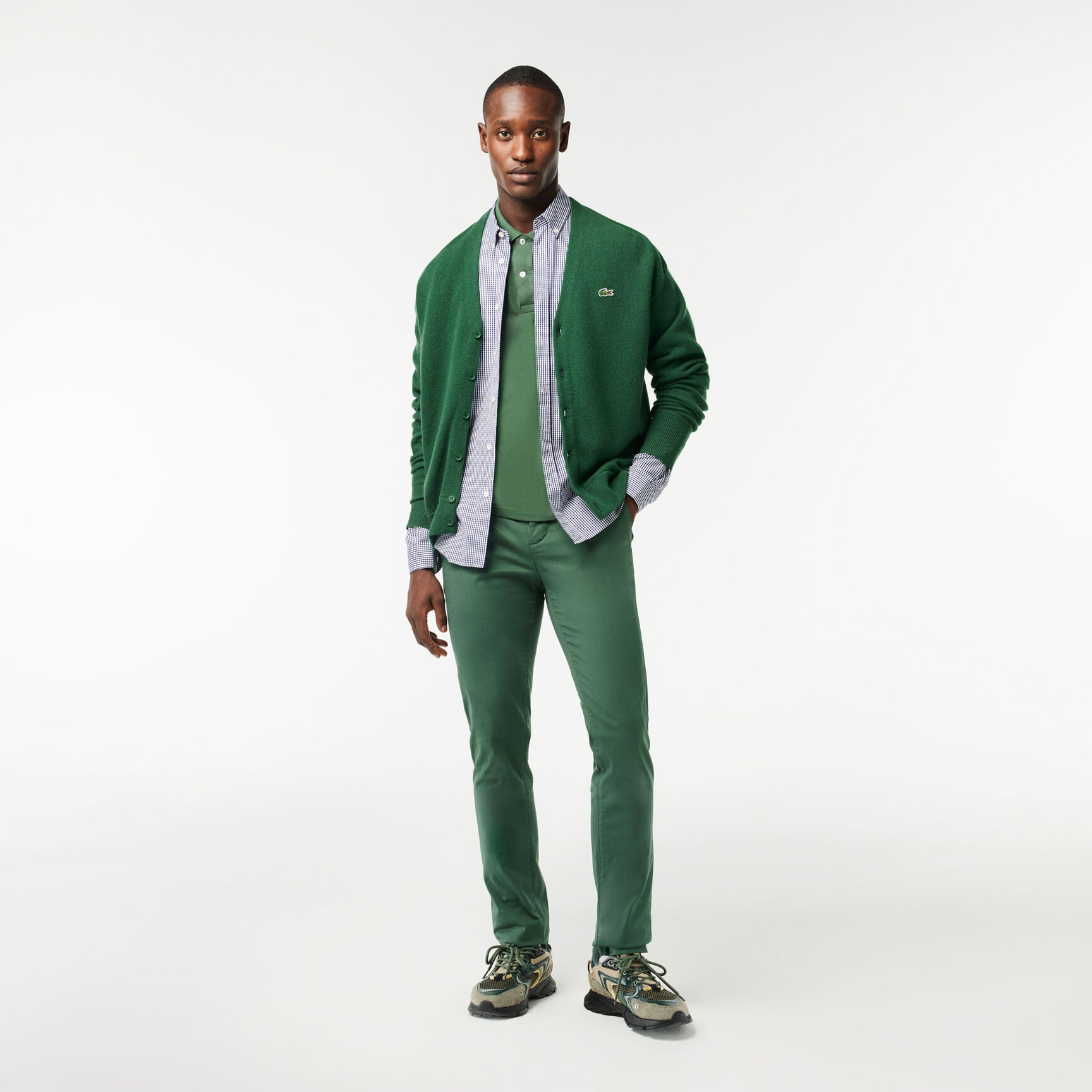 Men's New Classic Slim Fit Stretch Cotton Trousers Men's New Classic Slim Fit Stretch Cotton Trousers