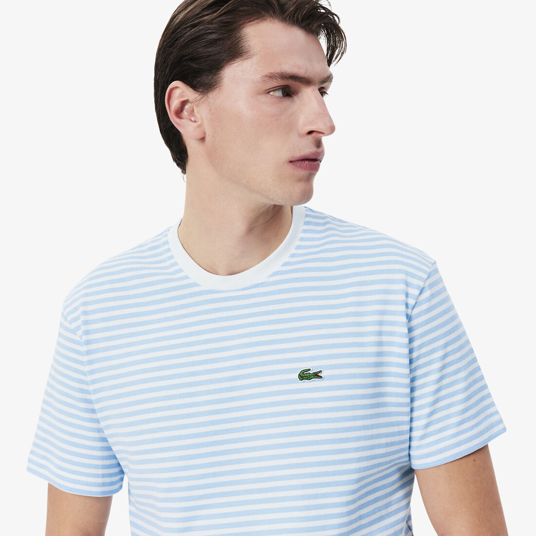 تي شيرت مخطط من القطن الثقيل تي شيرت مخطط من القطن الثقيل