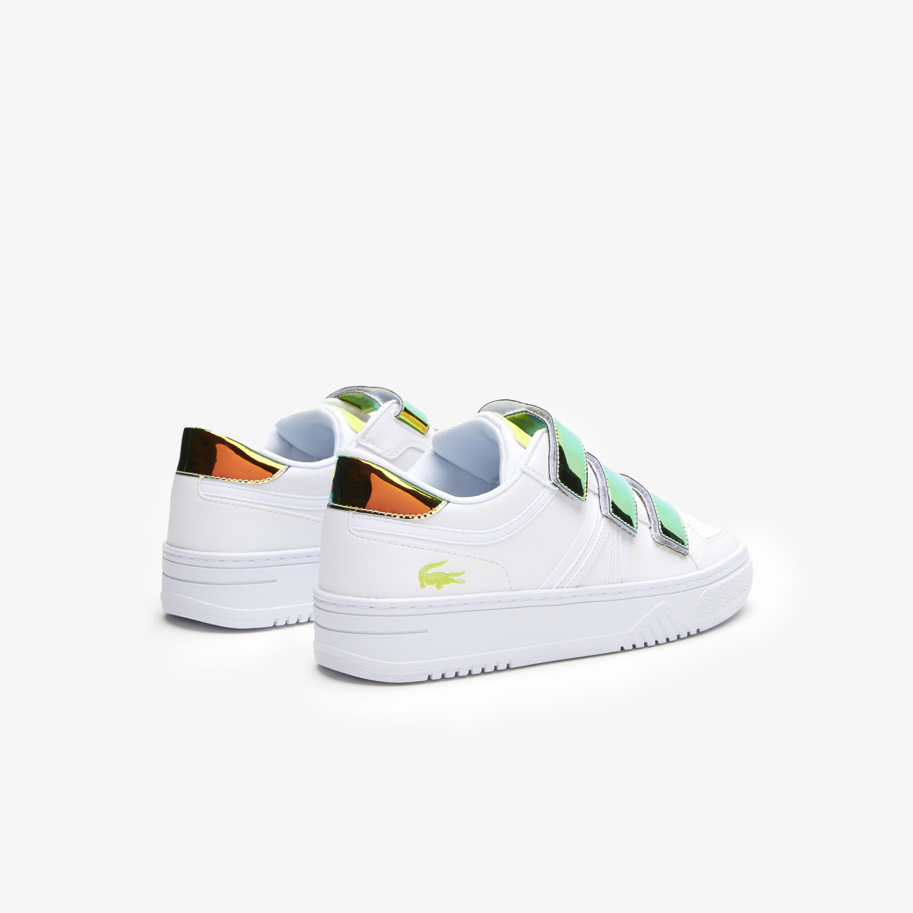 Infants' Lacoste L001 Synthetic Colour Block Trainers