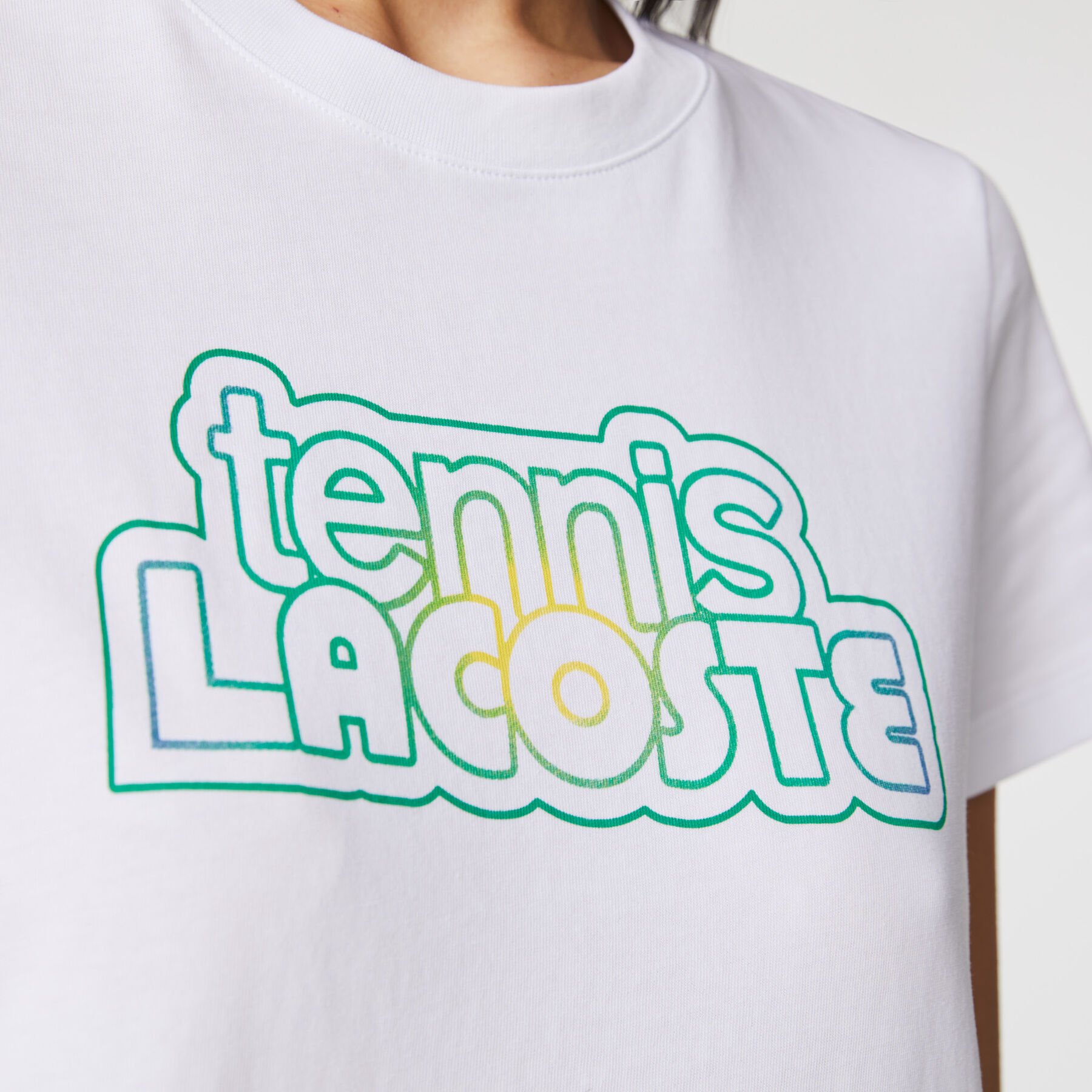 لاكوست تيشيرت تنس بطبعة للنساء مجموعة lacoste sport