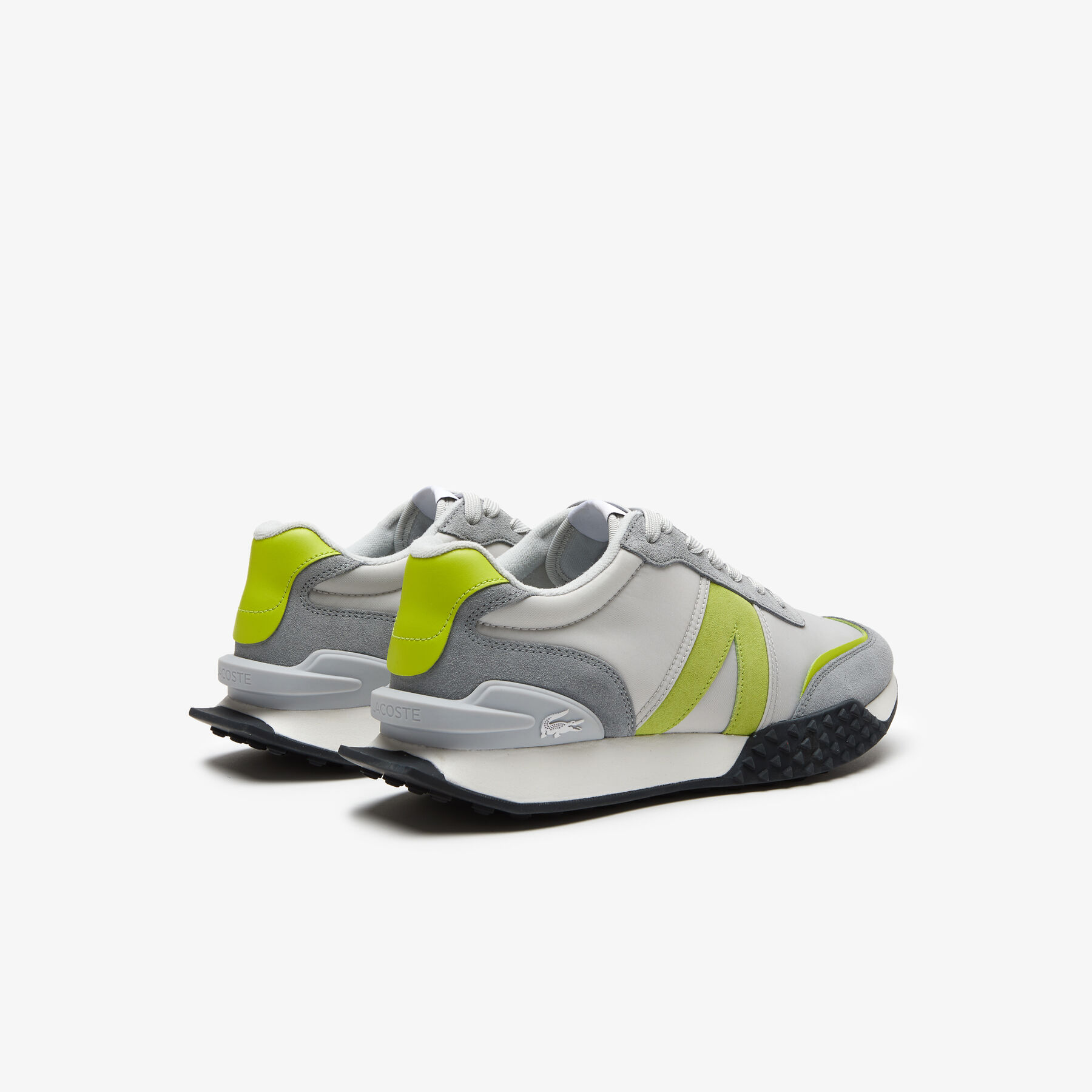Men's Lacoste L-Spin Deluxe Leather Color Contrast Sneakers men s lacoste l spin deluxe leather color contrast sneakers