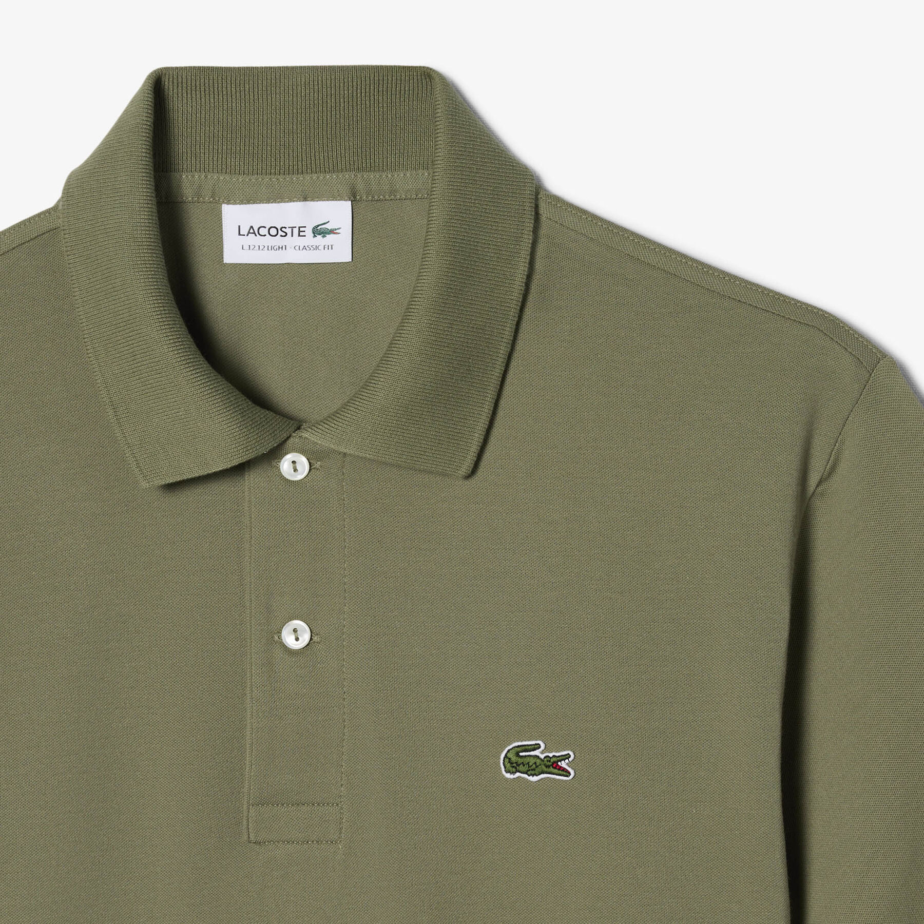 lacoste classic fit l 12 12 light pique polo shirt