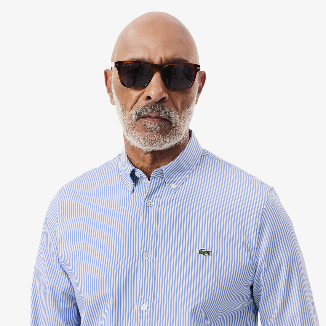 قميص قطن مخطط بقصة عادية للرجال قميص قطن مخطط بقصة عادية للرجال