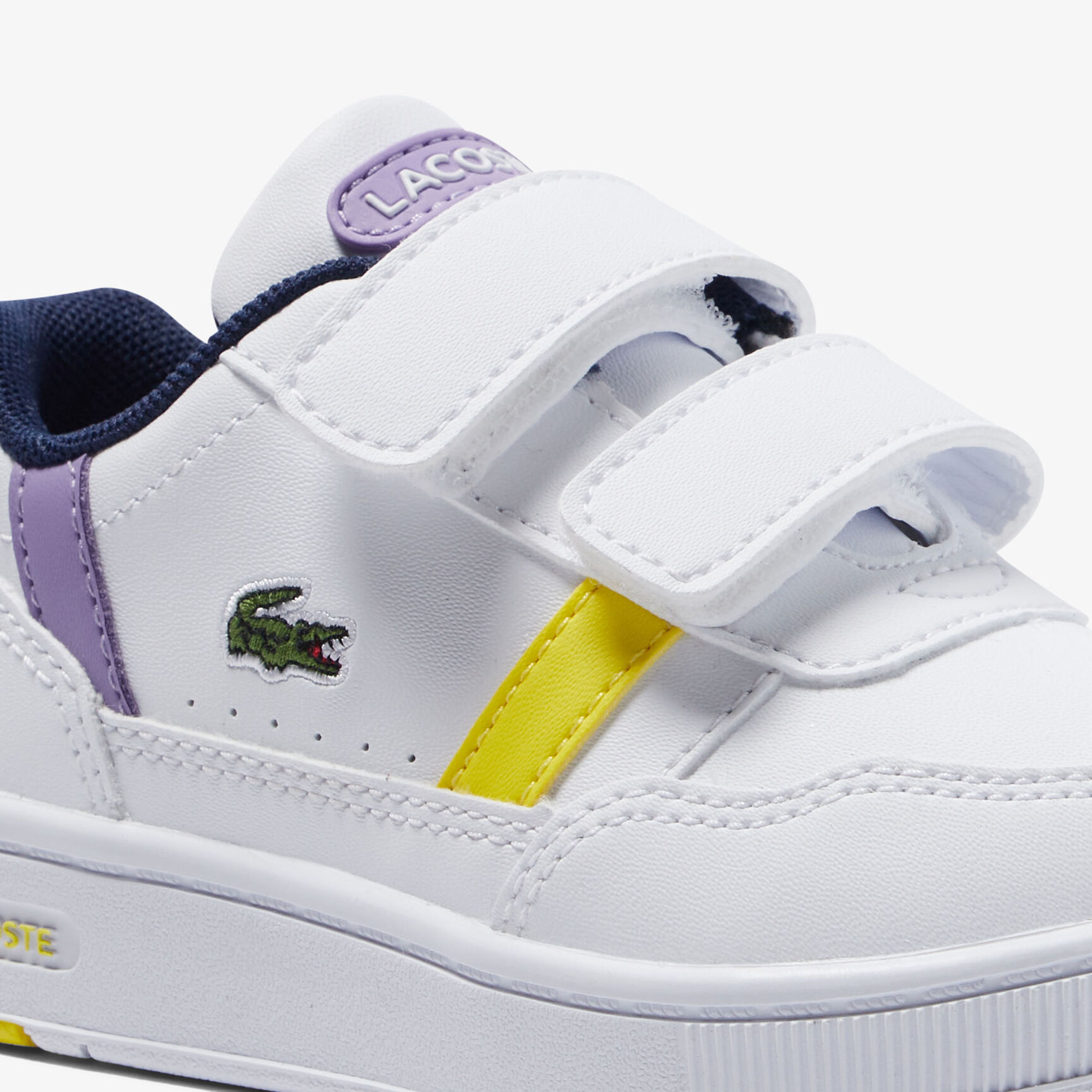 Infants' Lacoste T-Clip Synthetic Colour-Pop Trainers