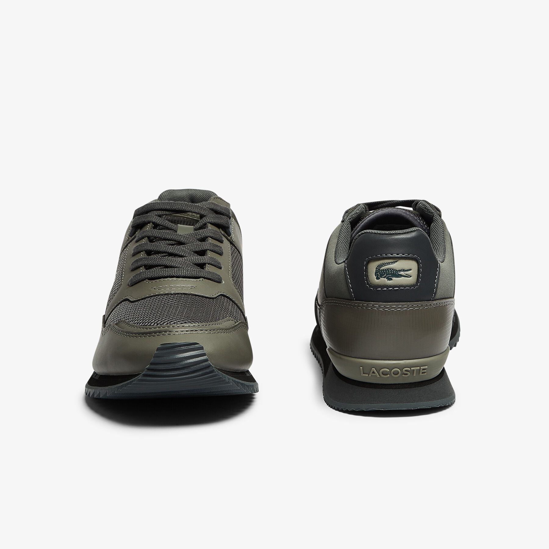 lacoste men s partner piste textile trainers