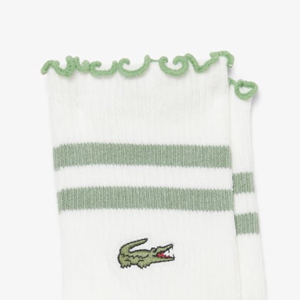 2-Pack Frilled Socks lacoste 2 pack frilled socks