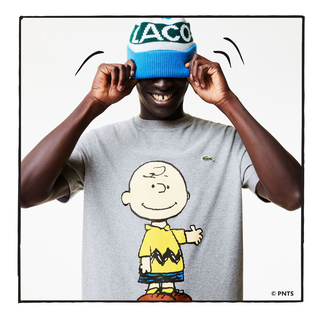 Men’s Lacoste x Peanuts Crew Neck Organic Cotton T-shirt