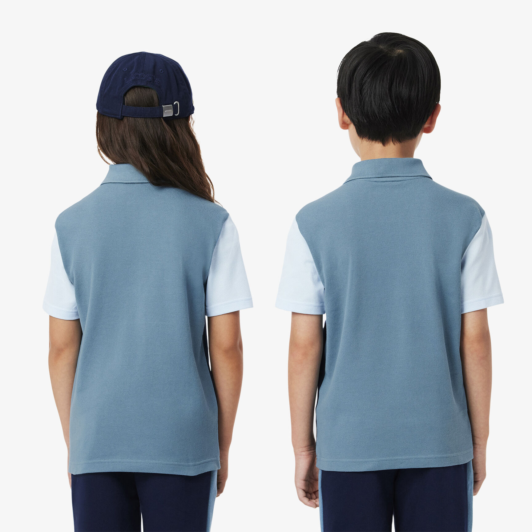 Colour-Block Petit Pique Polo Shirt